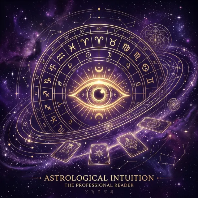 Ilustración esotérica profesional sobre: señales de que estás listo para dar el salto al tarot profesional. Guía visual para tarotistas y videntes profesionales.